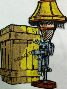 Leg Lamp with an M203 and Bayonet Patch
