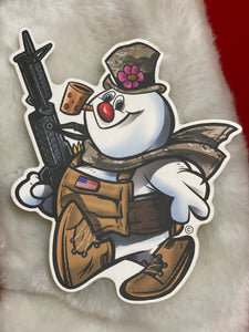 Machine Gunner Snowman